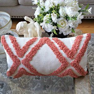 NEW! BOHO Farmhouse 24" DECORATIVE Pillow